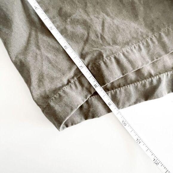 Tommy Bahama Mens Flat Front Shorts Casual Mid Length Army Green Size 36 - Picture 5 of 8